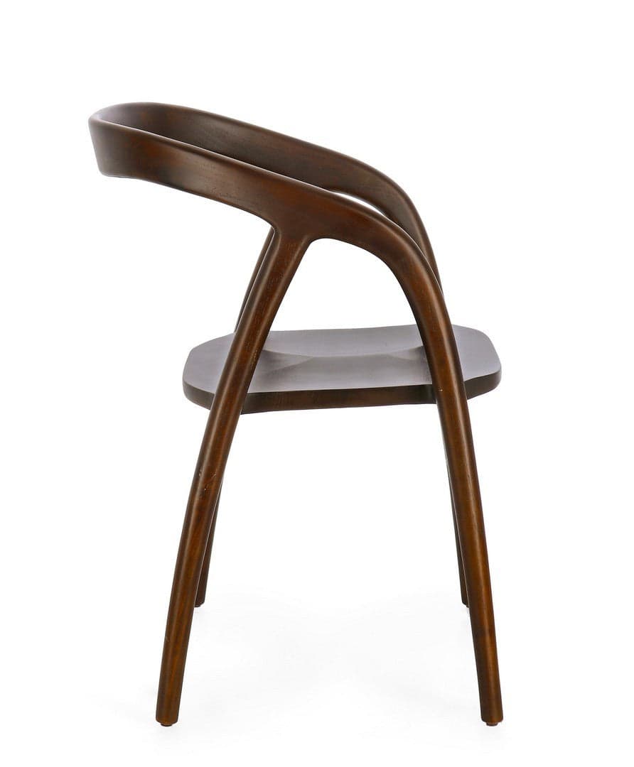 Sedia "Dotty" con legno teak, per arredo interno con braccioli, 54,5 x 56 x h 76,5 cm in Sedie Decor Space - Altamura, commercioVirtuoso.it