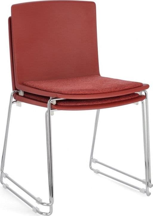 Sedia "Giulia" con seduta in plastica, per arredo interno 43,5 x 50 x h 79 cm - 29
