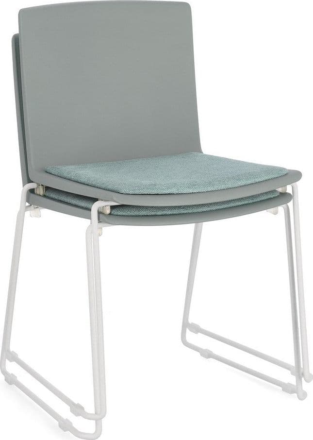 Sedia "Giulia" con seduta in plastica, per arredo interno 43,5 x 50 x h 79 cm - 38