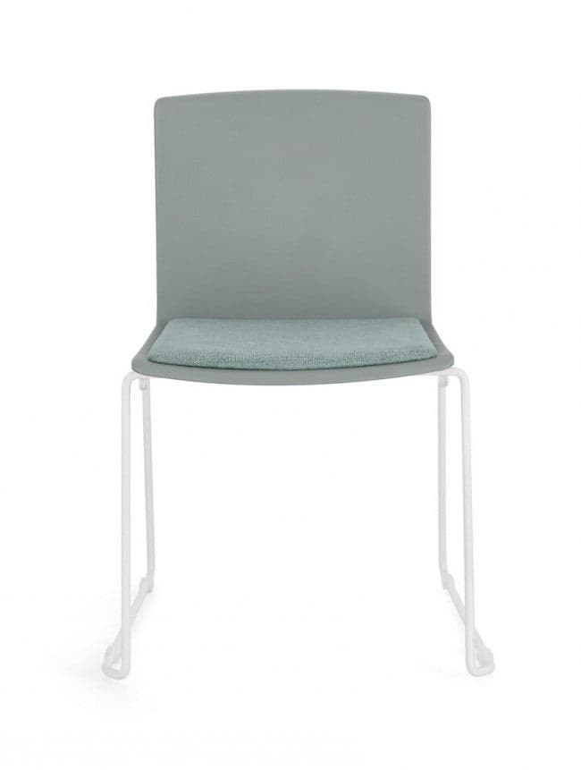 Sedia "Giulia" con seduta in plastica, per arredo interno 43,5 x 50 x h 79 cm - 40
