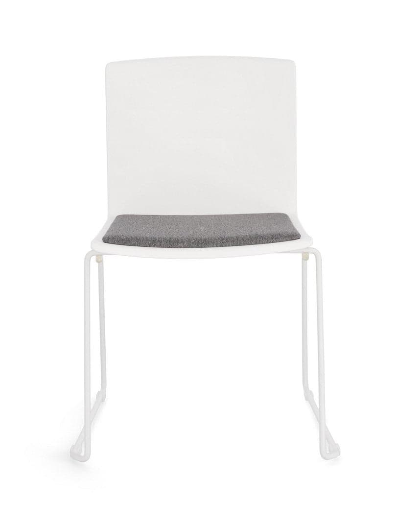 Sedia "Giulia" con seduta in plastica, per arredo interno 43,5 x 50 x h 79 cm - 43