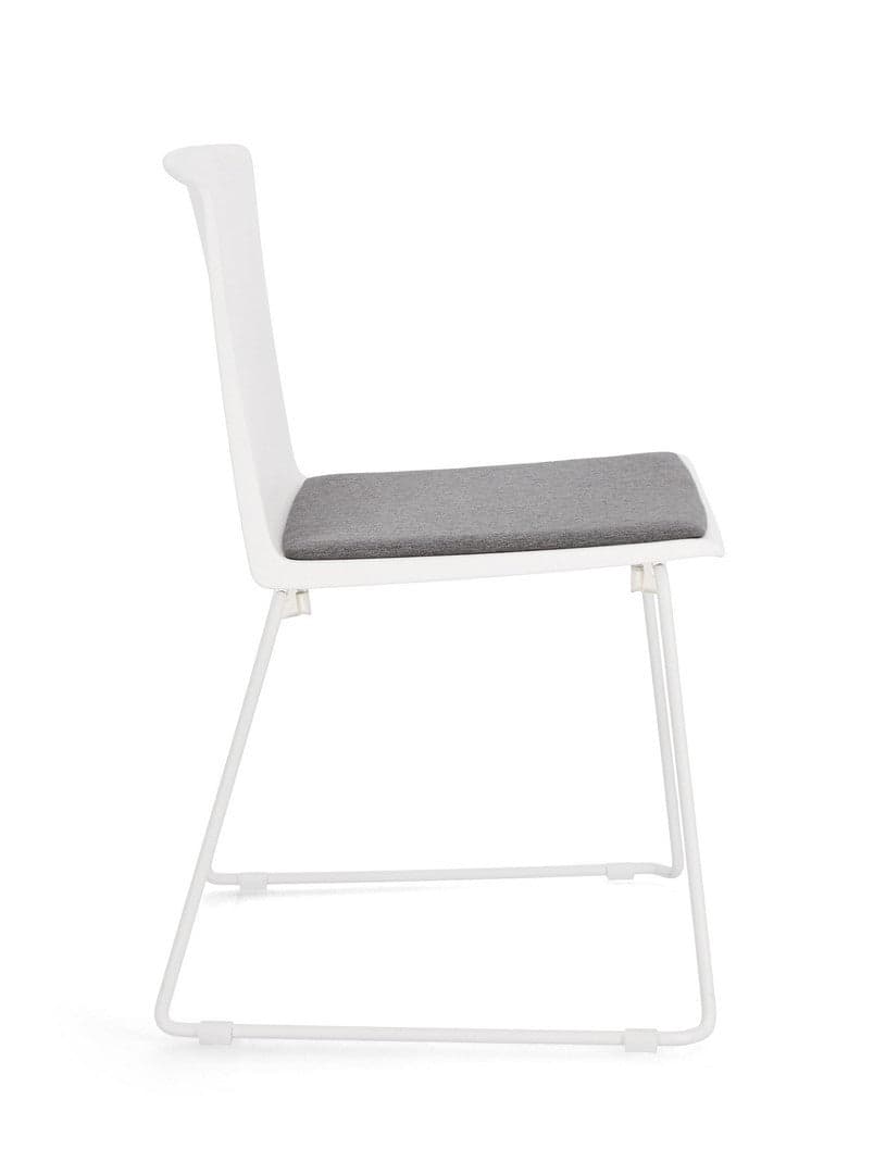Sedia "Giulia" con seduta in plastica, per arredo interno 43,5 x 50 x h 79 cm - 45