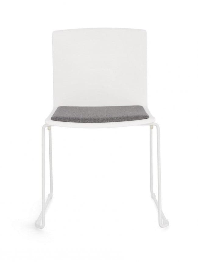 Sedia "Giulia" con seduta in plastica, per arredo interno 43,5 x 50 x h 79 cm - 50