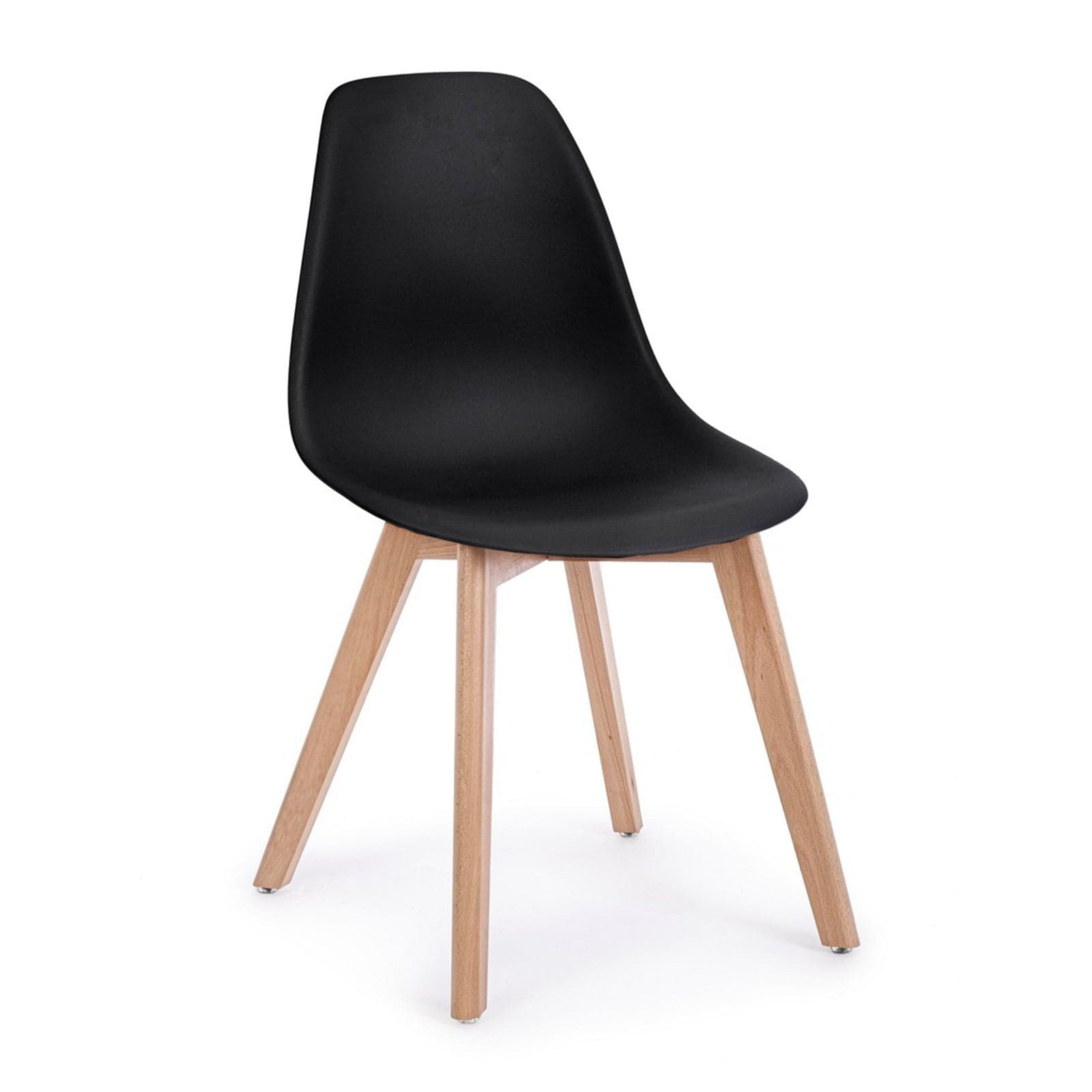 Sedia "System" con gambe in legno di faggio, per arredo interno 51,5 x 46,5 x h 86 cm - 26
