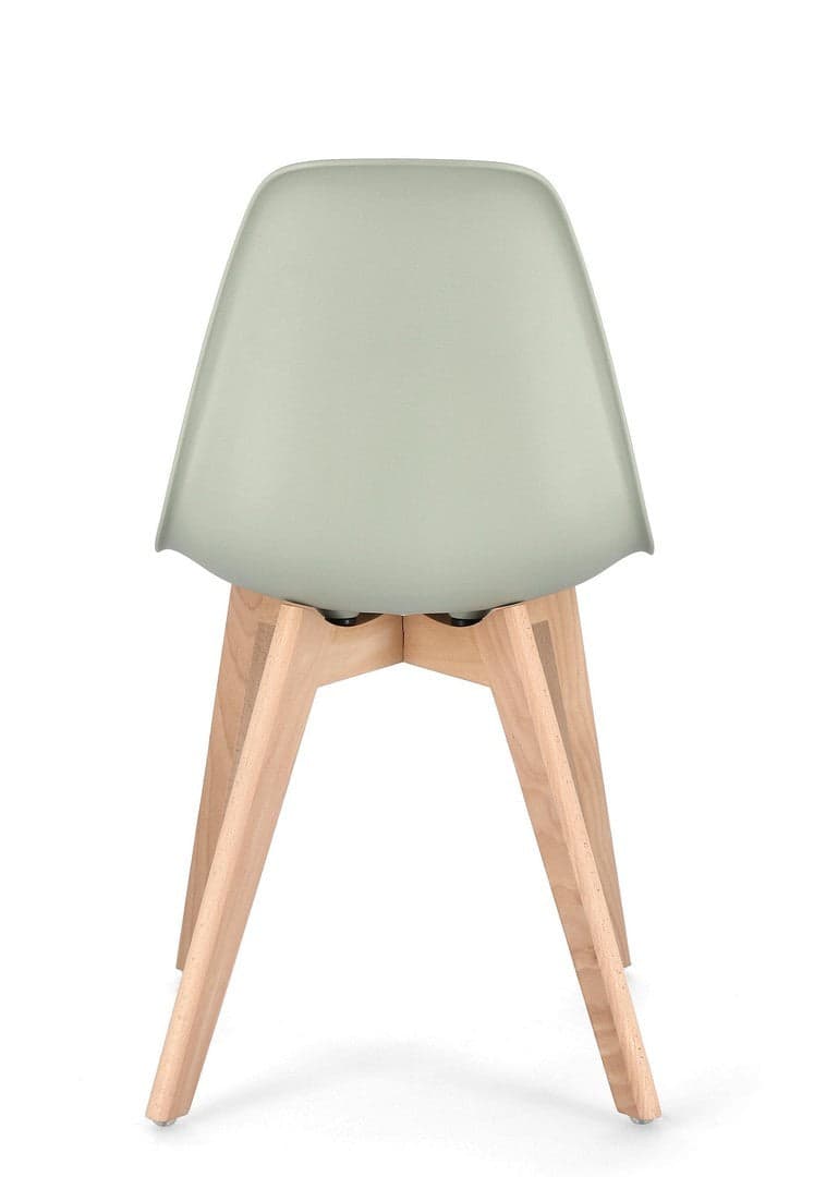 Sedia "System" con gambe in legno di faggio, per arredo interno 51,5 x 46,5 x h 86 cm in Sedie Decor Space - Altamura, commercioVirtuoso.it