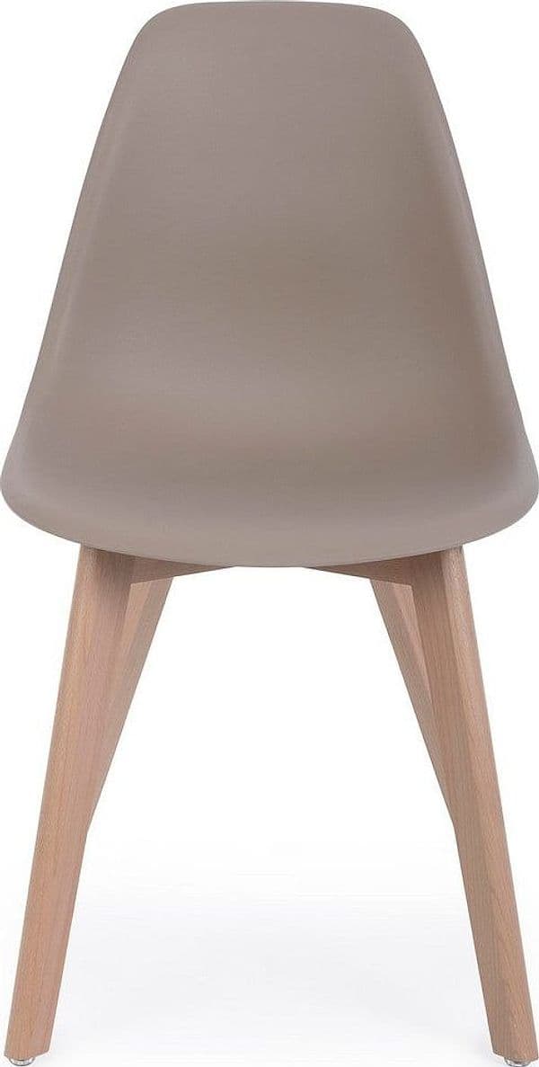 Sedia "System" con gambe in legno di faggio, per arredo interno 51,5 x 46,5 x h 86 cm in Sedie Decor Space - Altamura, commercioVirtuoso.it