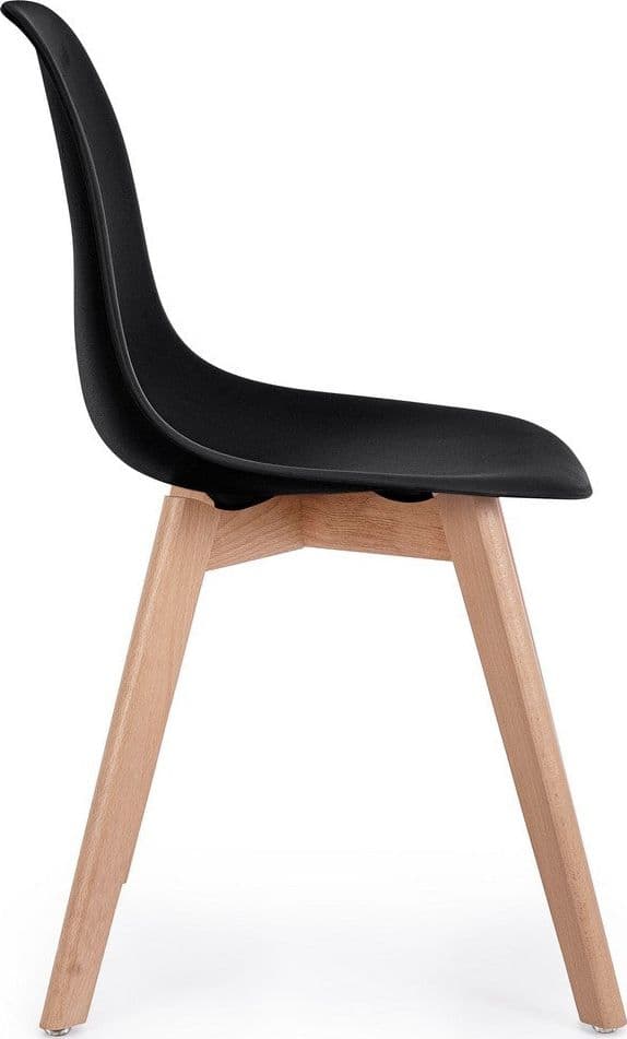 Sedia "System" con gambe in legno di faggio, per arredo interno 51,5 x 46,5 x h 86 cm - 26