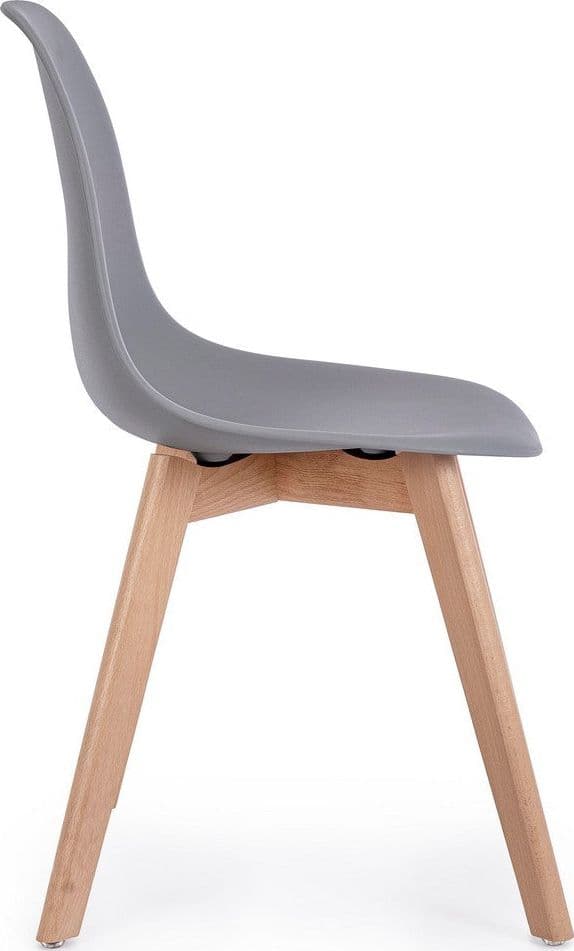Sedia "System" con gambe in legno di faggio, per arredo interno 51,5 x 46,5 x h 86 cm - 33