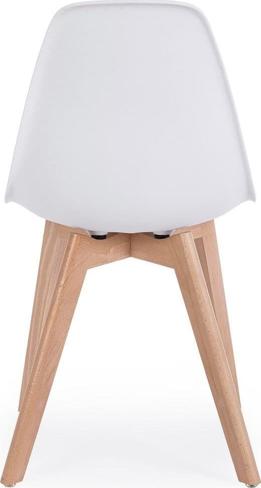 Sedia "System" con gambe in legno di faggio, per arredo interno 51,5 x 46,5 x h 86 cm - 42