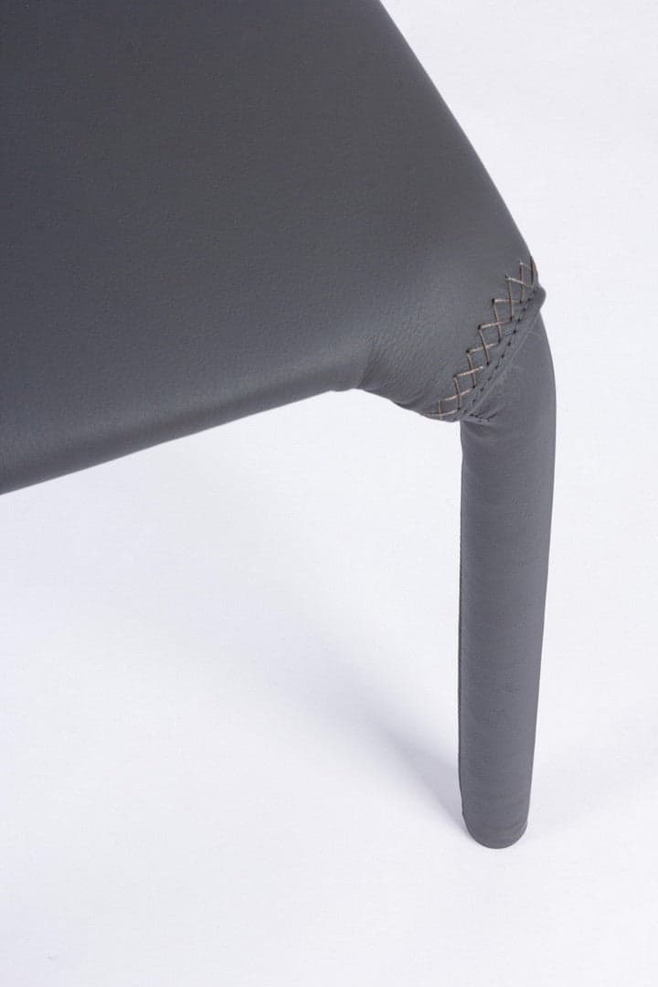 Sedia "Pathos" con struttura e gambe in acciaio, per arredo interno 42 x 61 x h 85,5 cm Casa e cucina/Arredamento/Sala da pranzo/Sedie Decor Space - Altamura, Commerciovirtuoso.it