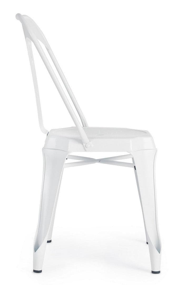 Sedia "Minnesota" con struttura in acciaio laminato a freddo e verniciato a polvere (epossidica), per arredo interno 53 x 45 x h 86 cm Casa e cucina/Arredamento/Sala da pranzo/Sedie Decor Space - Altamura, Commerciovirtuoso.it