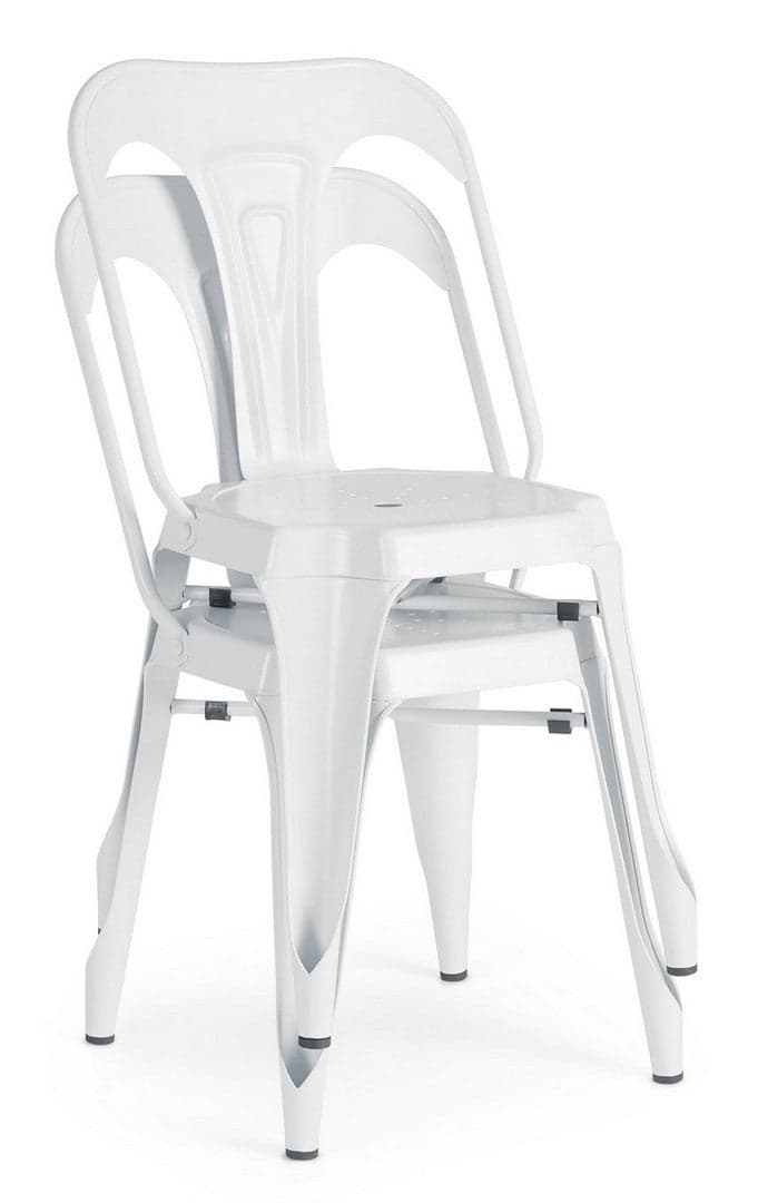 Sedia "Minnesota" con struttura in acciaio laminato a freddo e verniciato a polvere (epossidica), per arredo interno 53 x 45 x h 86 cm Casa e cucina/Arredamento/Sala da pranzo/Sedie Decor Space - Altamura, Commerciovirtuoso.it