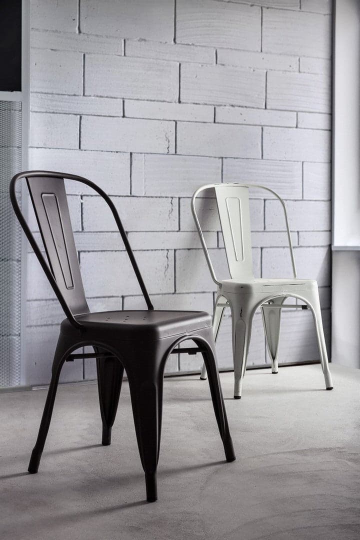 Sedia "Minnesota" con struttura in acciaio laminato a freddo e verniciato a polvere (epossidica), per arredo interno 53 x 45 x h 86 cm Casa e cucina/Arredamento/Sala da pranzo/Sedie Decor Space - Altamura, Commerciovirtuoso.it