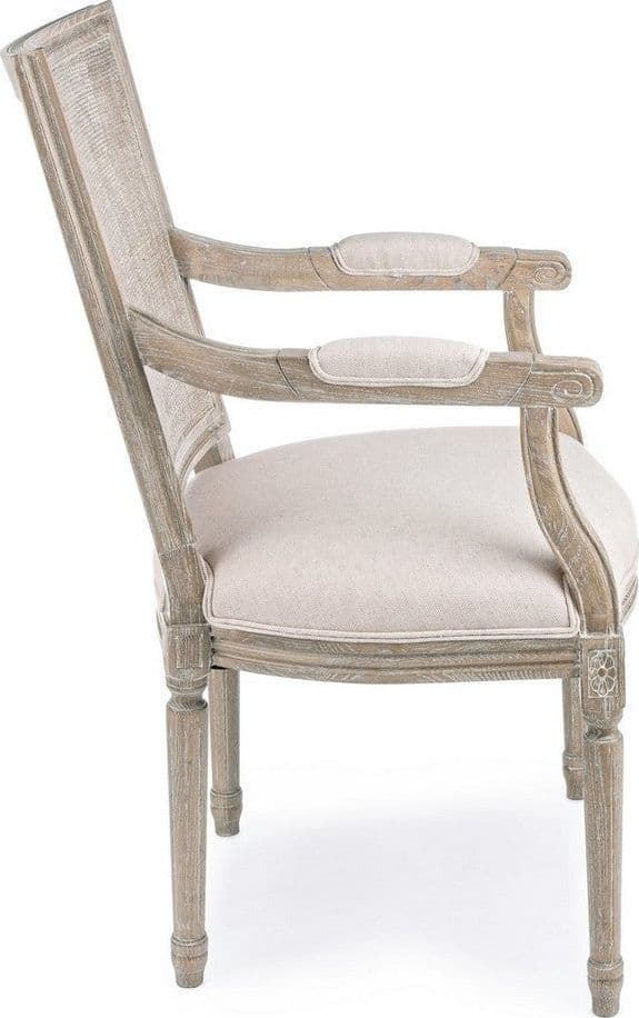 Sedia "Liliane" con struttura in legno di frassino, per arredo interno con braccioli, 58 x 67 x h 96 cm Casa e cucina/Arredamento/Sala da pranzo/Sedie Decor Space - Altamura, Commerciovirtuoso.it