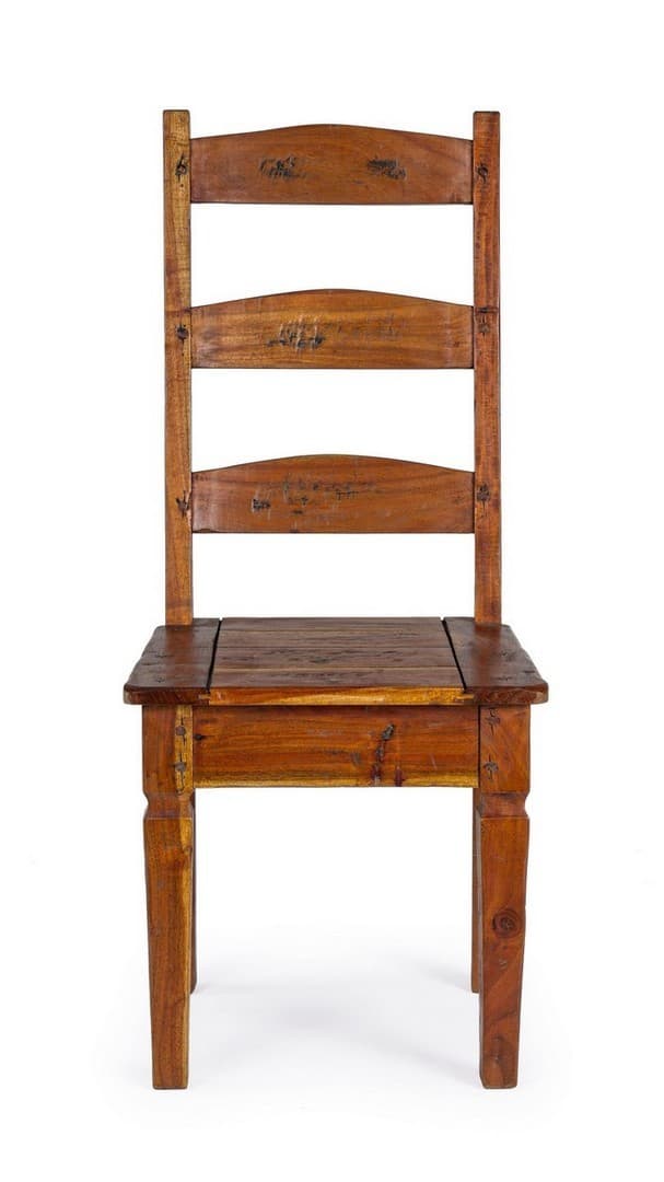 Sedia "Chateaux" con legno d'acacia indiano massiccio, per arredo interno 45 x 45 x h 105 cm in Sedie Decor Space - Altamura, commercioVirtuoso.it