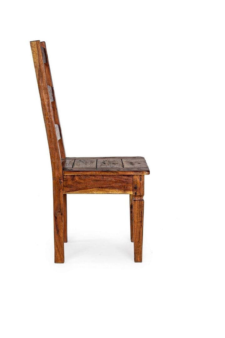 Sedia "Chateaux" con legno d'acacia indiano massiccio, per arredo interno 45 x 45 x h 105 cm in Sedie Decor Space - Altamura, commercioVirtuoso.it
