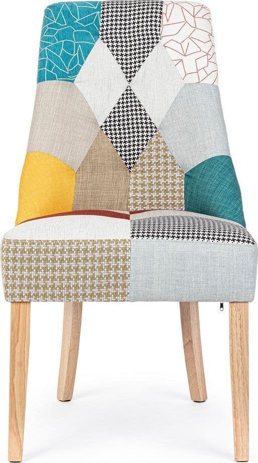 Sedia "Galatea" con struttura in legno di pino e compensato, per arredo interno 51 x 62 x h 93 cm in Sedie Decor Space - Altamura, commercioVirtuoso.it