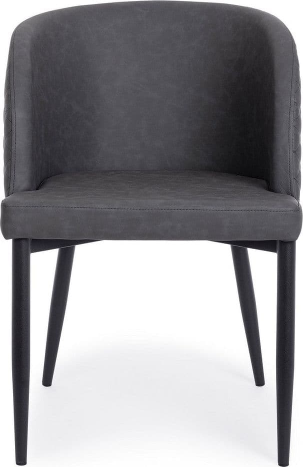 Sedia "Chris" con gambe in acciaio verniciato a polvere, per arredo interno 54 x 54 x h 76 cm Casa e cucina/Arredamento/Sala da pranzo/Sedie Decor Space - Altamura, Commerciovirtuoso.it
