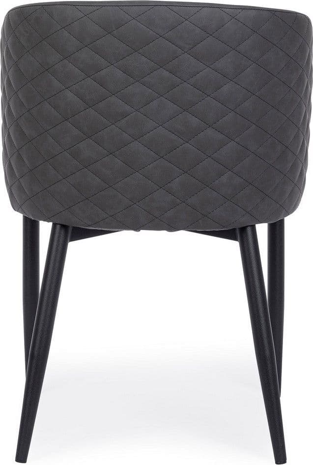 Sedia "Chris" con gambe in acciaio verniciato a polvere, per arredo interno 54 x 54 x h 76 cm Casa e cucina/Arredamento/Sala da pranzo/Sedie Decor Space - Altamura, Commerciovirtuoso.it