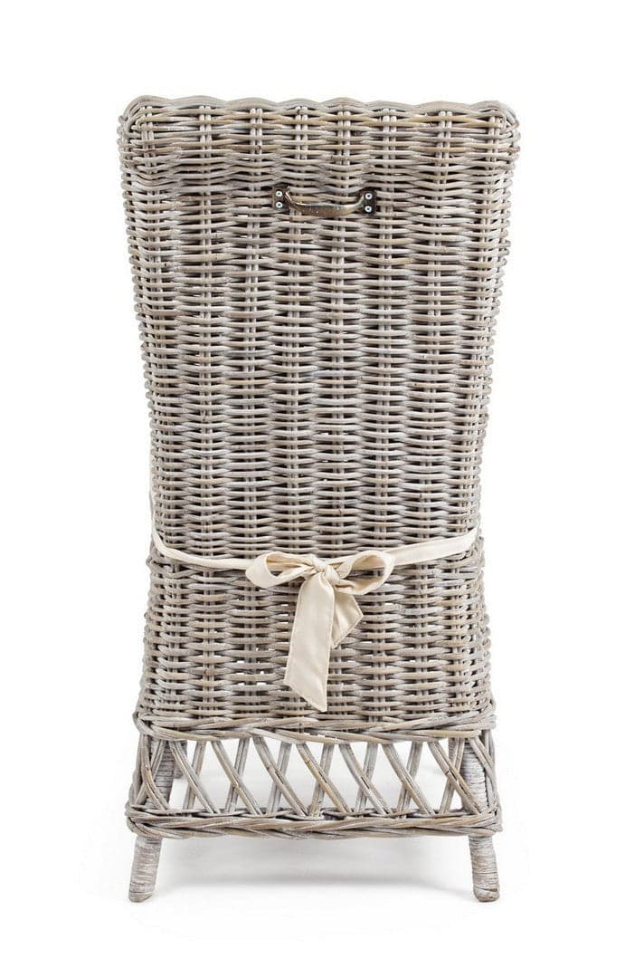 Sedia "Warna" con struttura in rattan, per arredo interno 47 x 55 x h 100 cm in Sedie Decor Space - Altamura, commercioVirtuoso.it