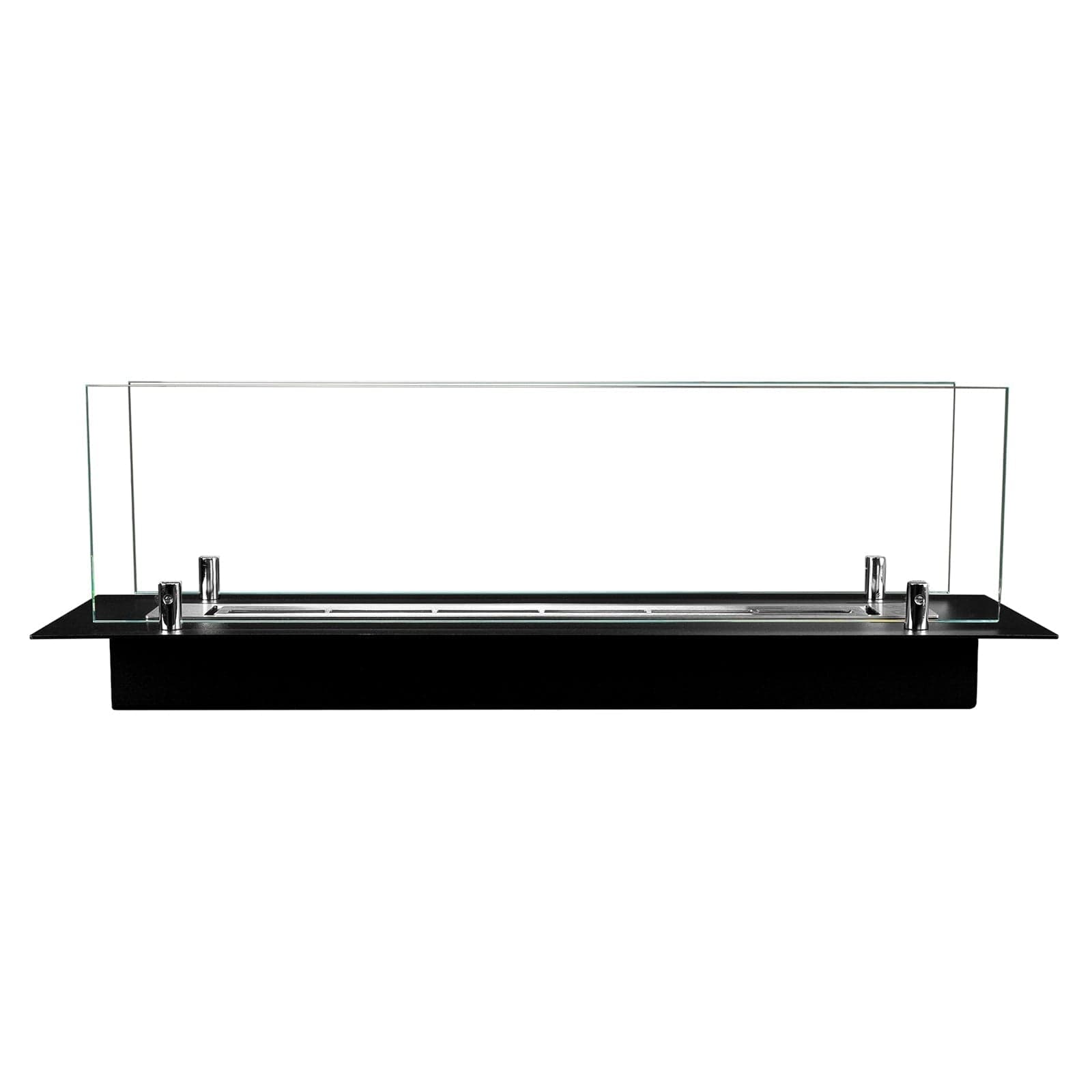 Bruciatore a Bioetanolo in Acciaio con vetri serbatoio da incasso da 0,7 lt 65 cm in Caminetti gel ed etanolo Decor Space - Altamura, commercioVirtuoso.it