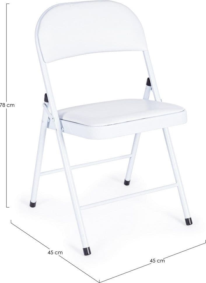Sedia "Felicity" con struttura in tubolare di acciaio ø22 mm verniciato a polvere (poliestere), per arredo interno 45 x 45 x h 78 cm Casa e cucina/Arredamento/Sala da pranzo/Sedie Decor Space - Altamura, Commerciovirtuoso.it