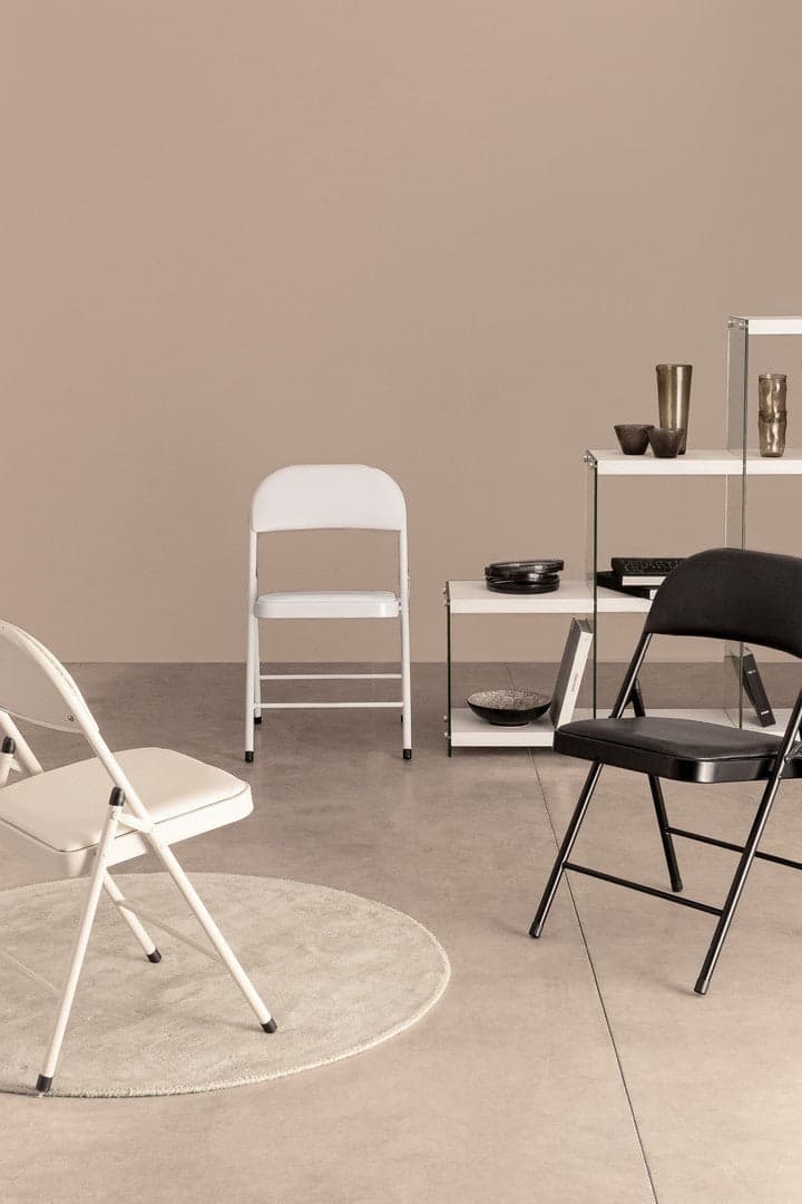 Sedia "Felicity" con struttura in tubolare di acciaio ø22 mm verniciato a polvere (poliestere), per arredo interno 45 x 45 x h 78 cm Casa e cucina/Arredamento/Sala da pranzo/Sedie Decor Space - Altamura, Commerciovirtuoso.it