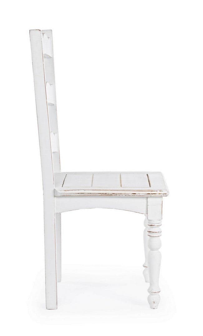 Sedia "Colette" con legno mango massiccio, per arredo interno 45 x 45 x h 102 cm in Sedie Decor Space - Altamura, commercioVirtuoso.it
