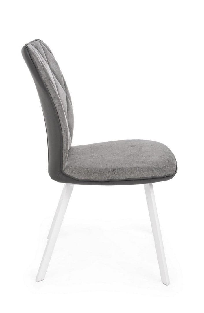 Sedia "Angelica" con struttura in acciaio e compensato, per arredo interno 50 x 63 x h 92 cm in Sedie Decor Space - Altamura, commercioVirtuoso.it
