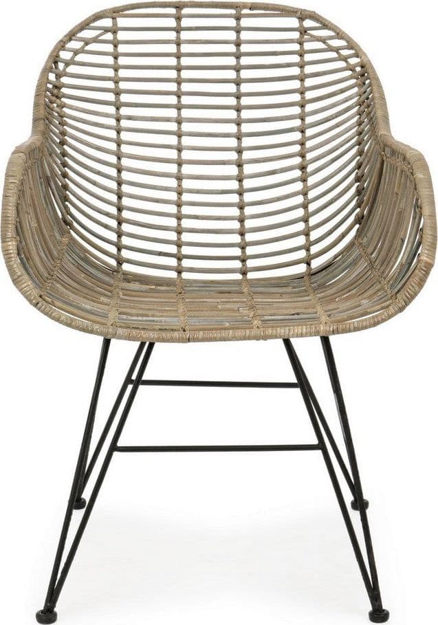 Sedia "Raquel" con struttura in acciaio, per arredo interno con braccioli, 59 x 63 x h 83 cm in Sedie Decor Space - Altamura, commercioVirtuoso.it