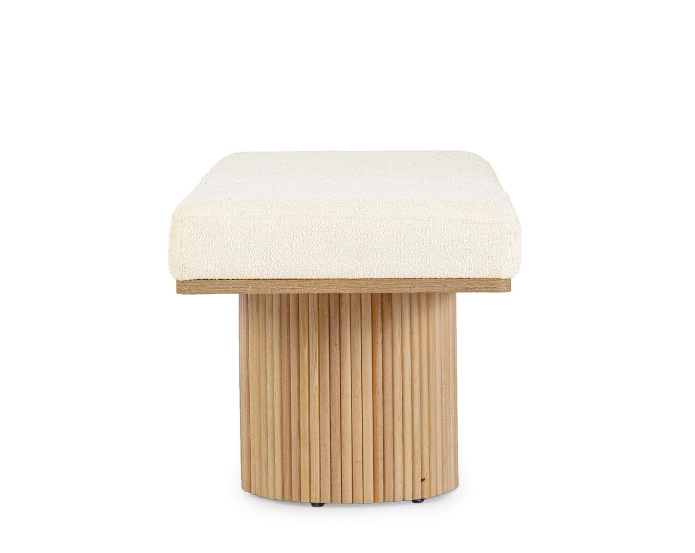 Panca "Floriana" per interno, con Struttura In Mdf E Compensato, da 122x46x42,5h cm in Panche contenitore Decor Space - Altamura, commercioVirtuoso.it