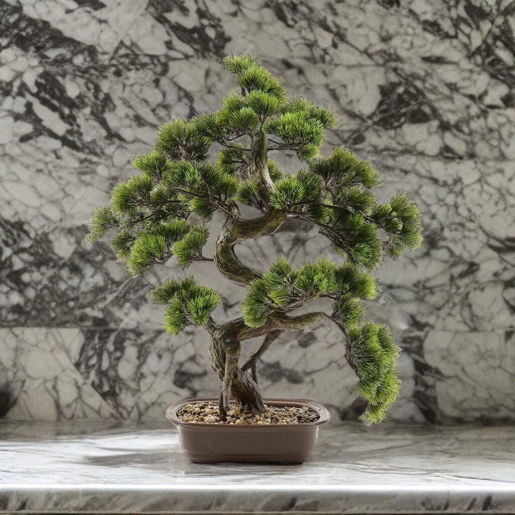 Bonsai pianta artificiale, con vaso incluso, decorazione per interno ed esterno Casa e cucina/Decorazioni per interni/Piante e fiori artificiali/Piante artificiali Decor Space - Altamura, Commerciovirtuoso.it