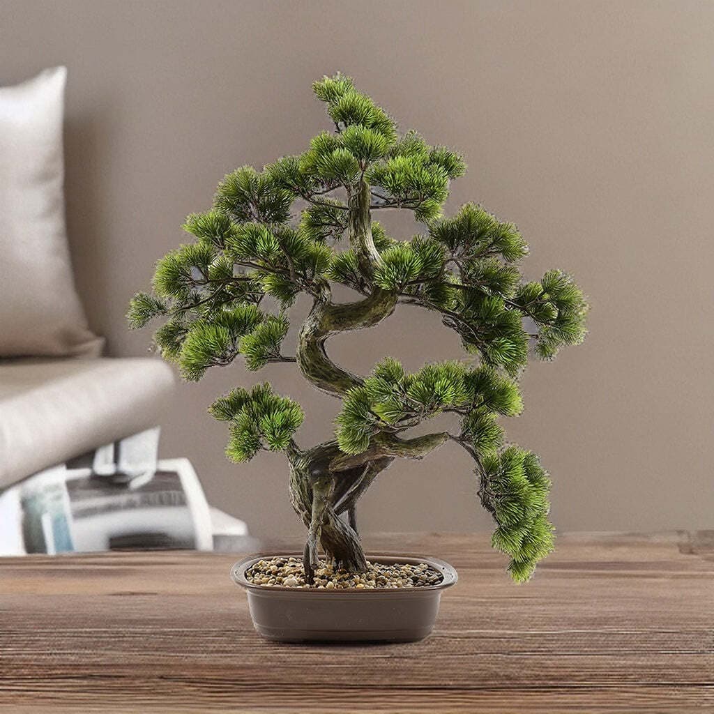 Bonsai pianta artificiale, con vaso incluso, decorazione per interno ed esterno Casa e cucina/Decorazioni per interni/Piante e fiori artificiali/Piante artificiali Decor Space - Altamura, Commerciovirtuoso.it