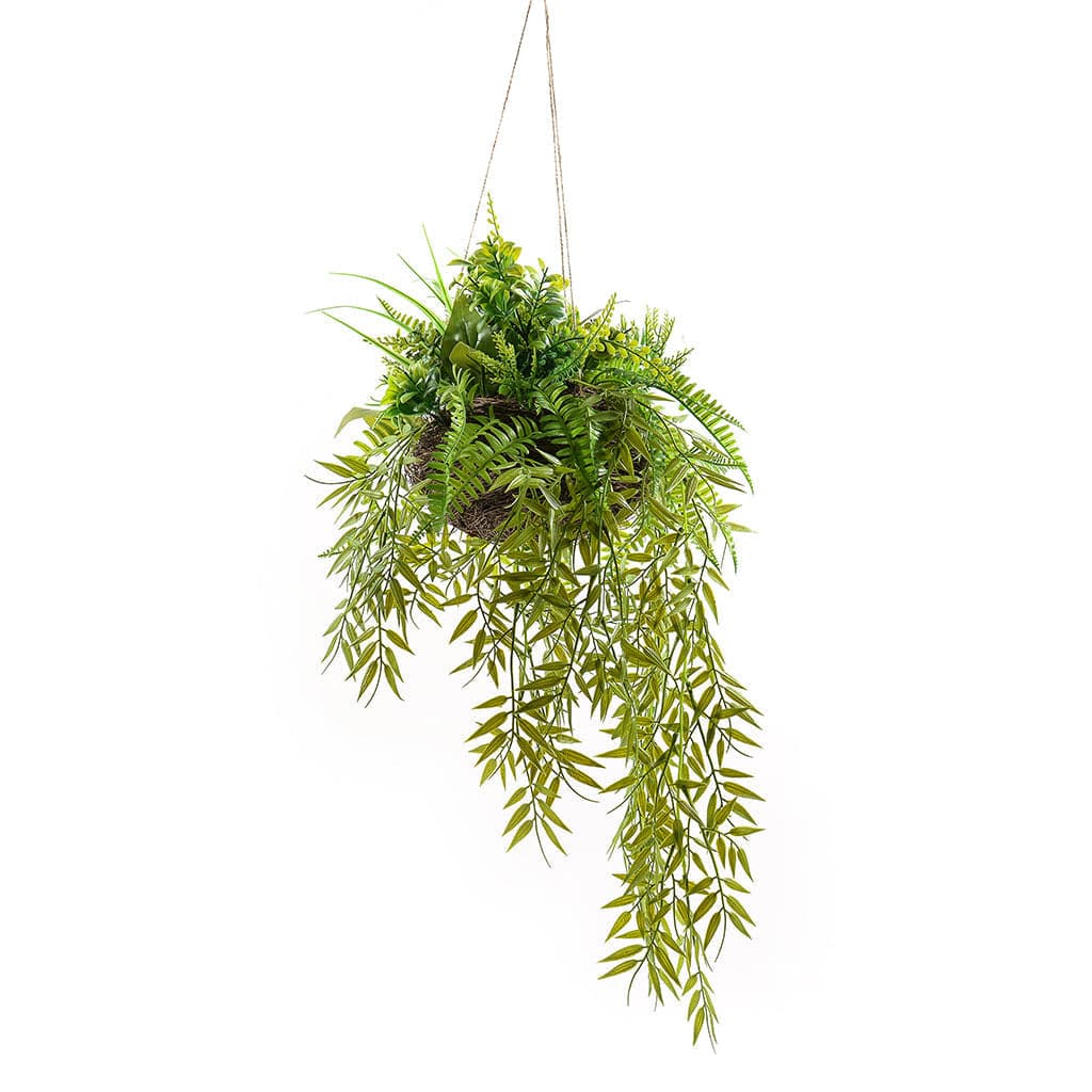 Pianta artificiale appendibile con candenti, decorazione per interno ed esterno, da 70 x 30 x 30 cm in Piante artificiali Decor Space - Altamura, commercioVirtuoso.it