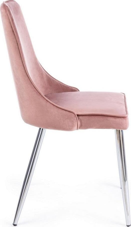 Sedia "Corinna" con gambe in tubolare di acciaio cromato, per arredo interno 44 x 55 x h 86 cm Casa e cucina/Arredamento/Sala da pranzo/Sedie Decor Space - Altamura, Commerciovirtuoso.it