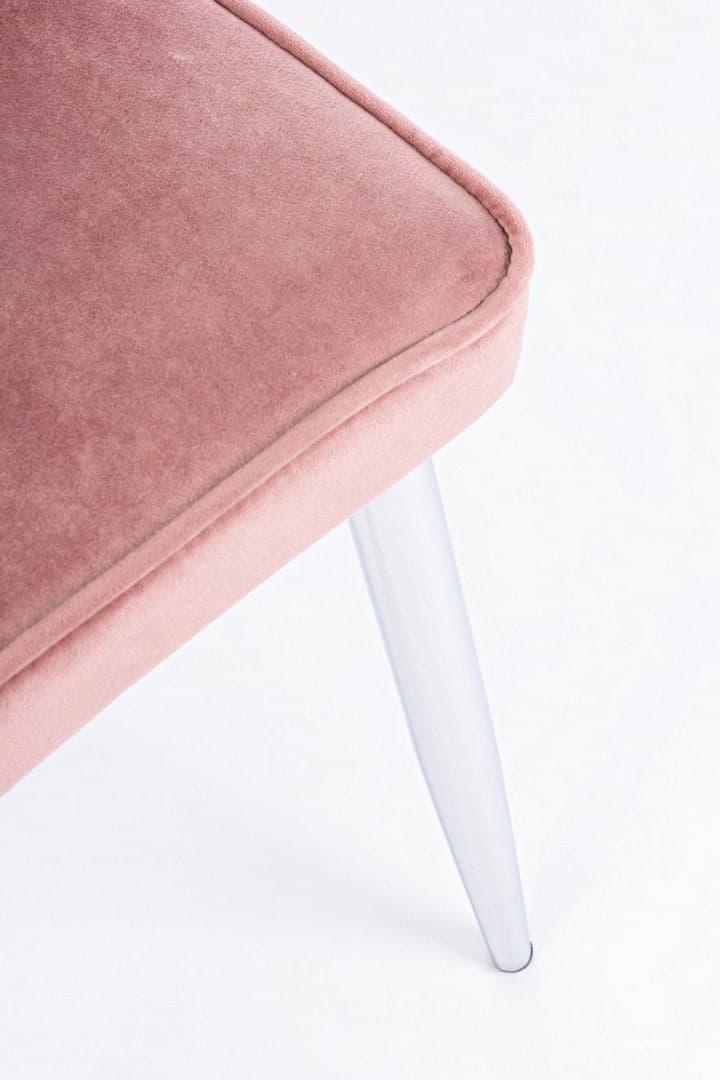 Sedia "Corinna" con gambe in tubolare di acciaio cromato, per arredo interno 44 x 55 x h 86 cm Casa e cucina/Arredamento/Sala da pranzo/Sedie Decor Space - Altamura, Commerciovirtuoso.it