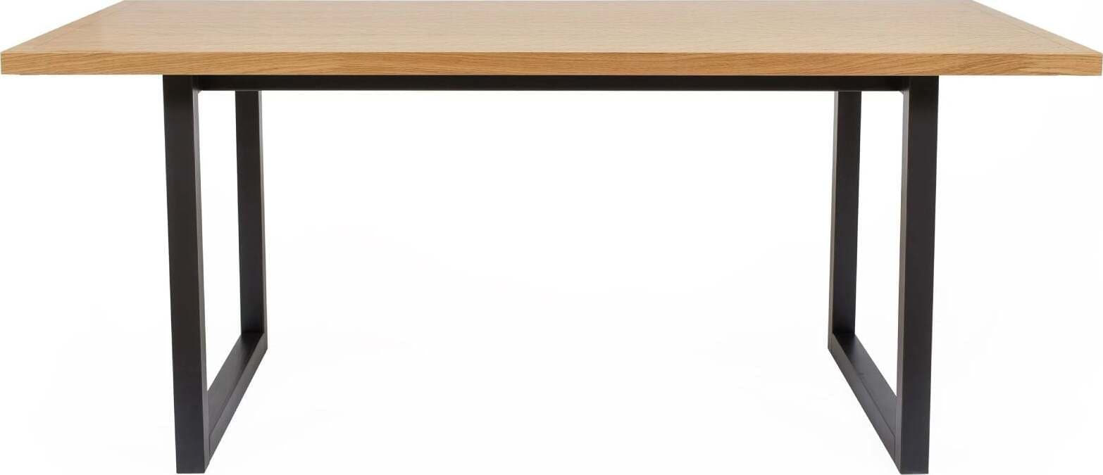 Tavolo in legno per cucina e soggiorno in legno con struttura in alluminio 180 x 90 cm Casa e cucina/Arredamento/Sala da pranzo/Tavoli da sala da pranzo Decor Space - Altamura, Commerciovirtuoso.it