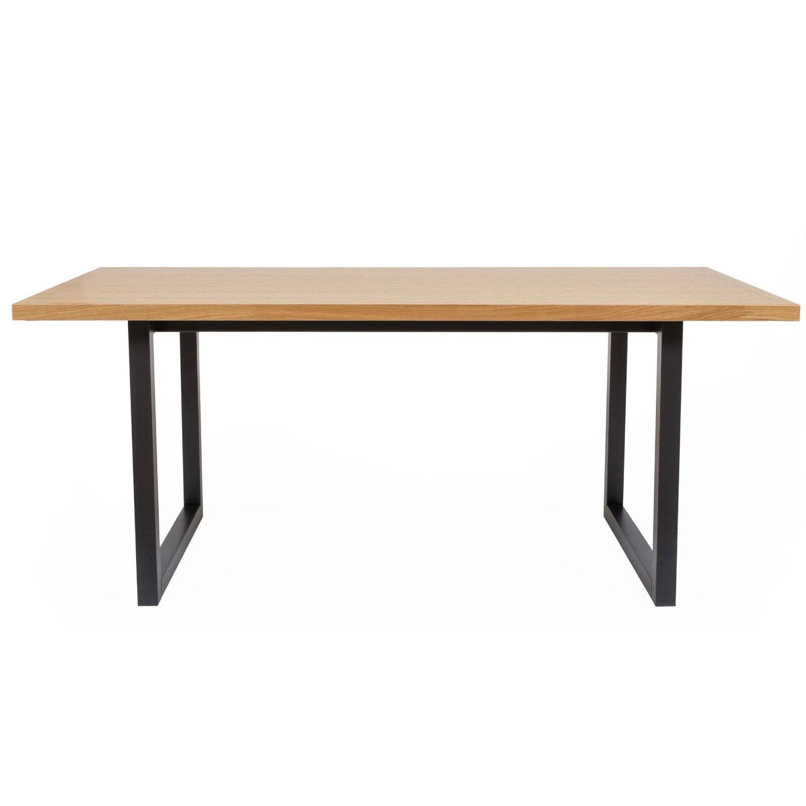 Tavolo in legno per cucina e soggiorno in legno con struttura in alluminio 180 x 90 cm in Tavoli da sala da pranzo Decor Space - Altamura, commercioVirtuoso.it