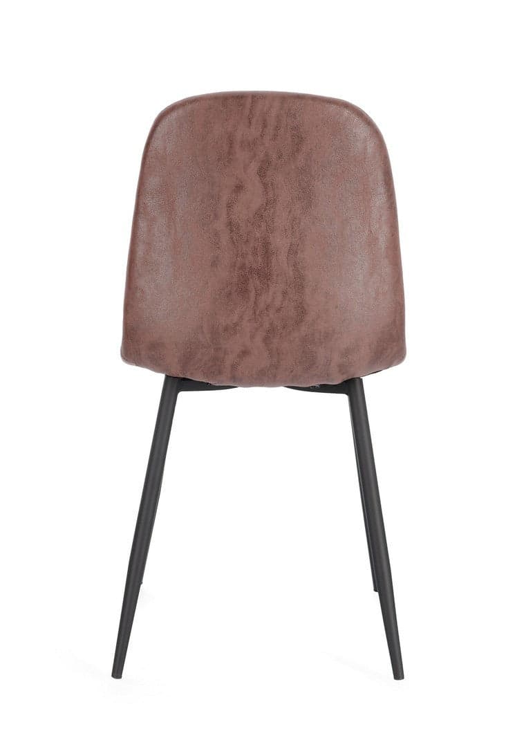 Sedia "Irelia" con struttura seduta e schienale in compensato, per arredo interno 52,5 x 42,5 x h 90 cm in Sedie Decor Space - Altamura, commercioVirtuoso.it