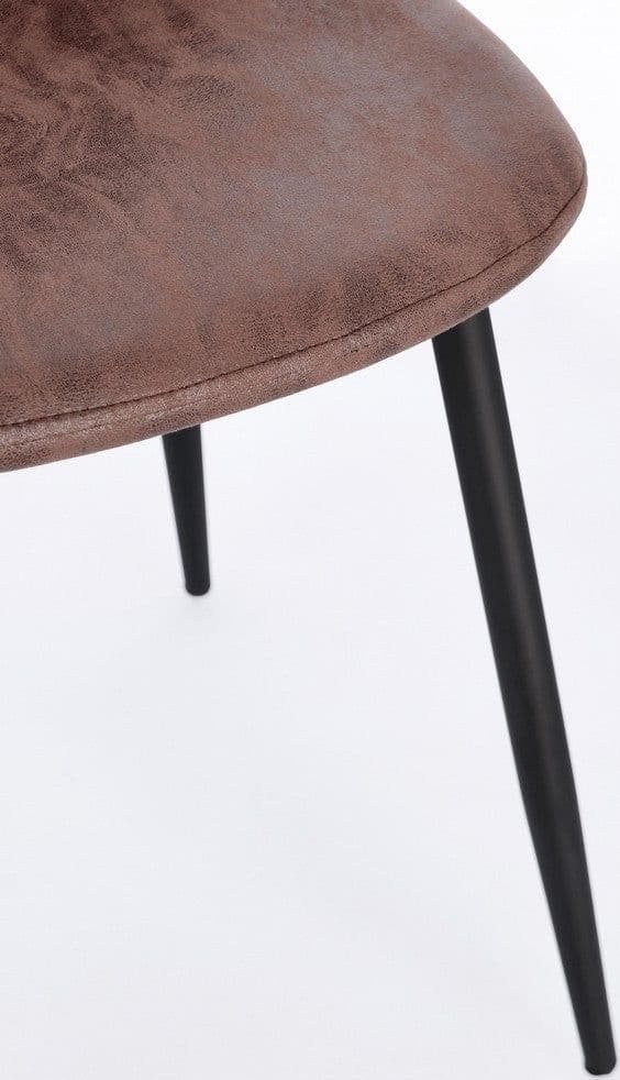 Sedia "Irelia" con struttura seduta e schienale in compensato, per arredo interno 52,5 x 42,5 x h 90 cm in Sedie Decor Space - Altamura, commercioVirtuoso.it