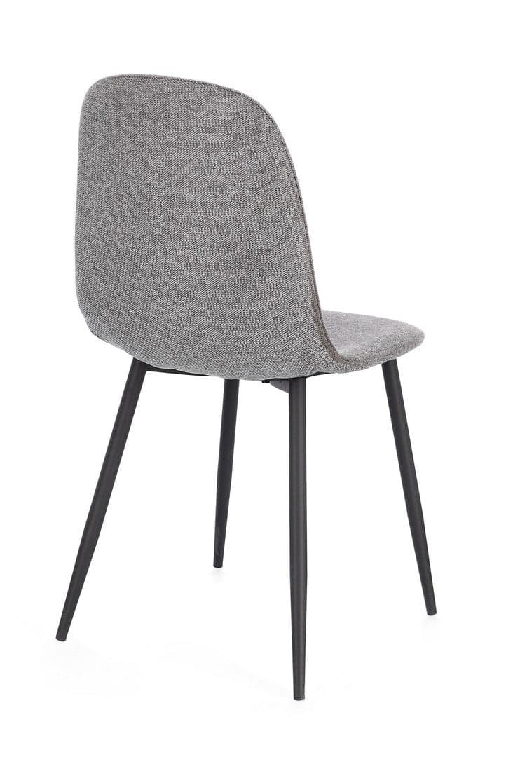 Sedia "Irelia" con struttura seduta e schienale in compensato, per arredo interno 52,5 x 42,5 x h 90 cm in Sedie Decor Space - Altamura, commercioVirtuoso.it