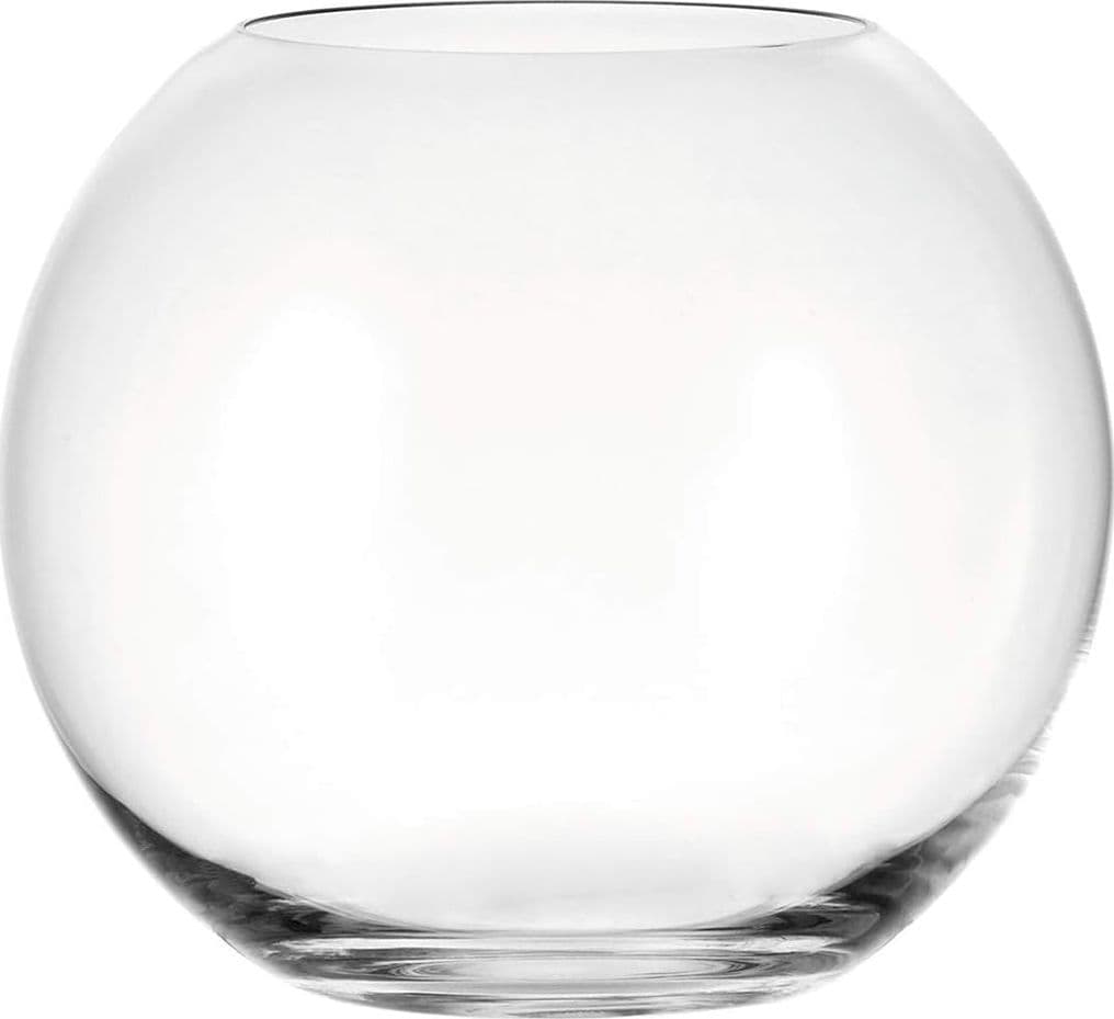 Boccia per pesci in vetro trasparente, recipiente a forma di sfera per piante da 30 cm in Soprammobili Decor Space - Altamura, commercioVirtuoso.it