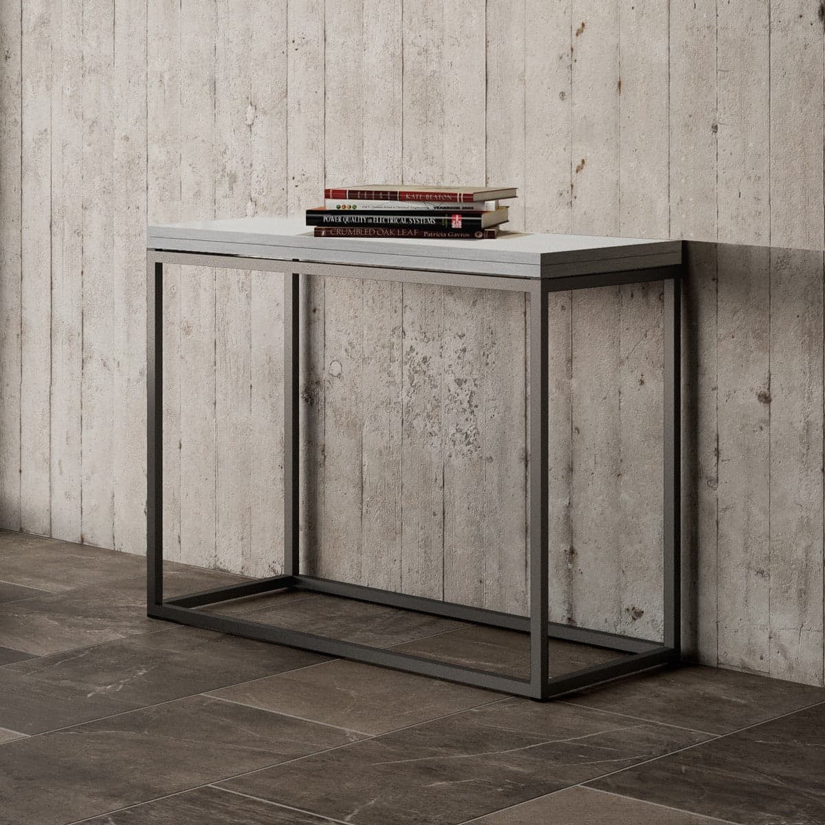 Tavolo consolle "Ancona" allungabile in legno per sala da pranzo in Credenze Decor Space - Altamura, commercioVirtuoso.it