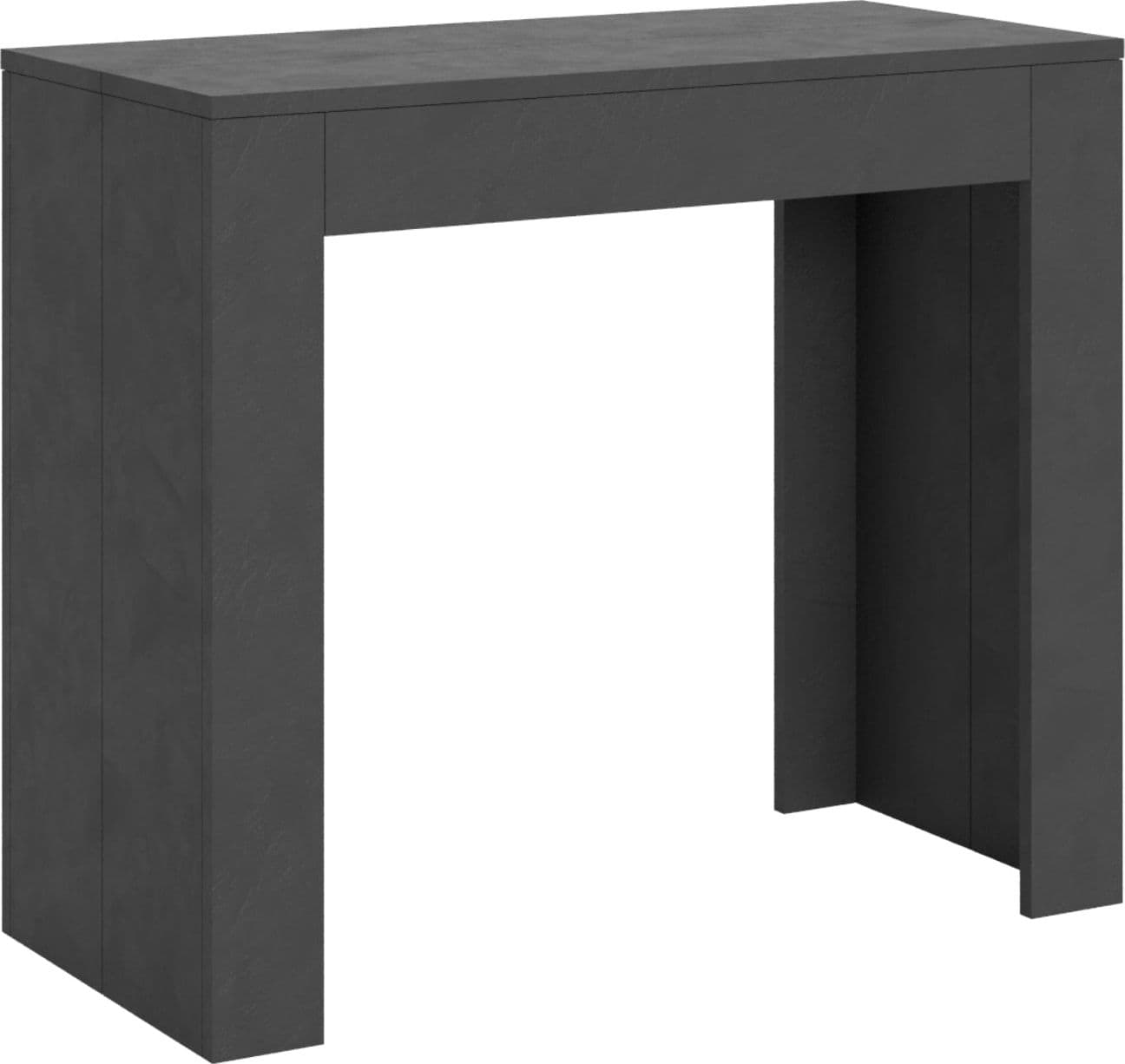 Tavolo consolle "Ferrara" allungabile in legno per sala da pranzo in Credenze Decor Space - Altamura, commercioVirtuoso.it