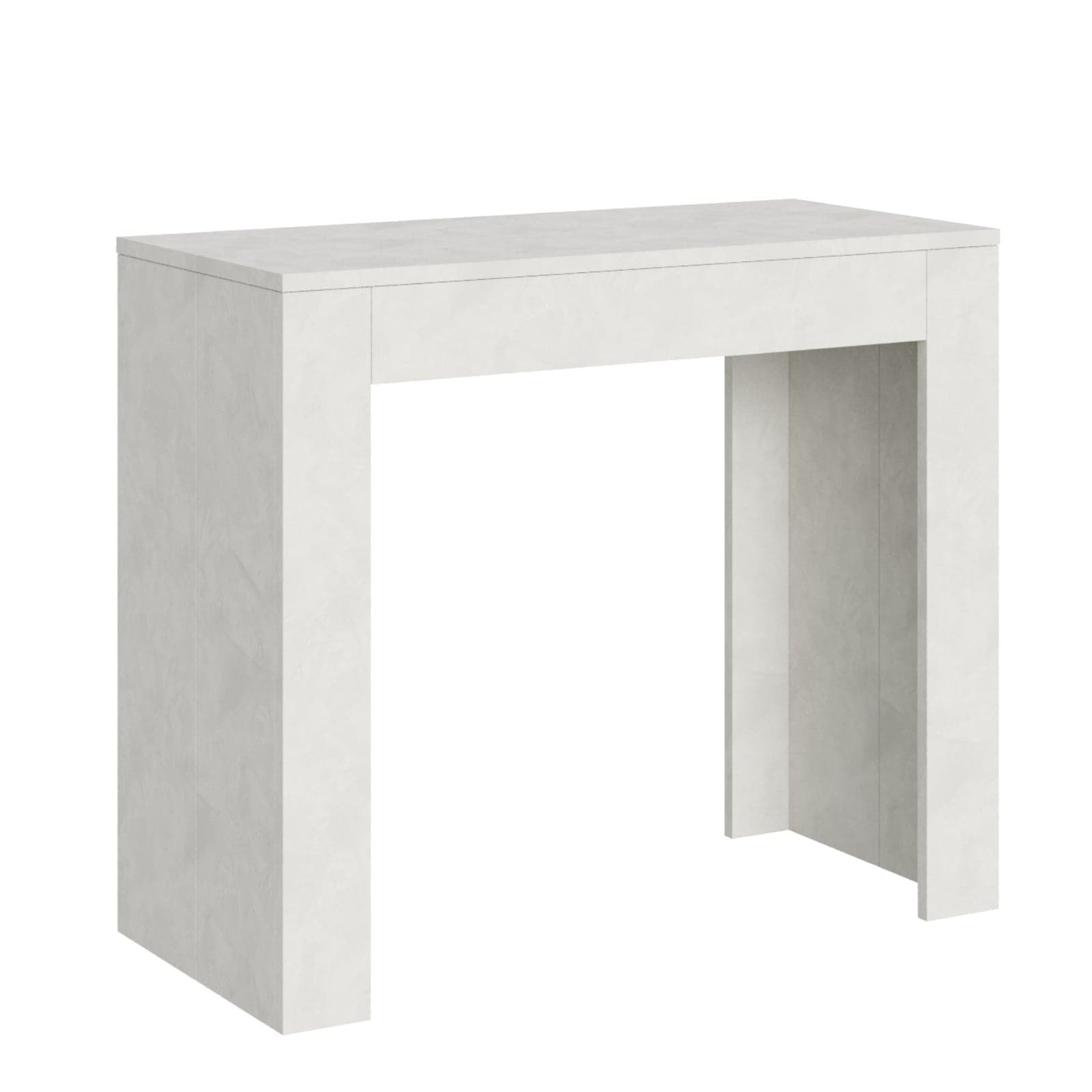 Tavolo consolle "Ferrara" allungabile in legno per sala da pranzo in Credenze Decor Space - Altamura, commercioVirtuoso.it