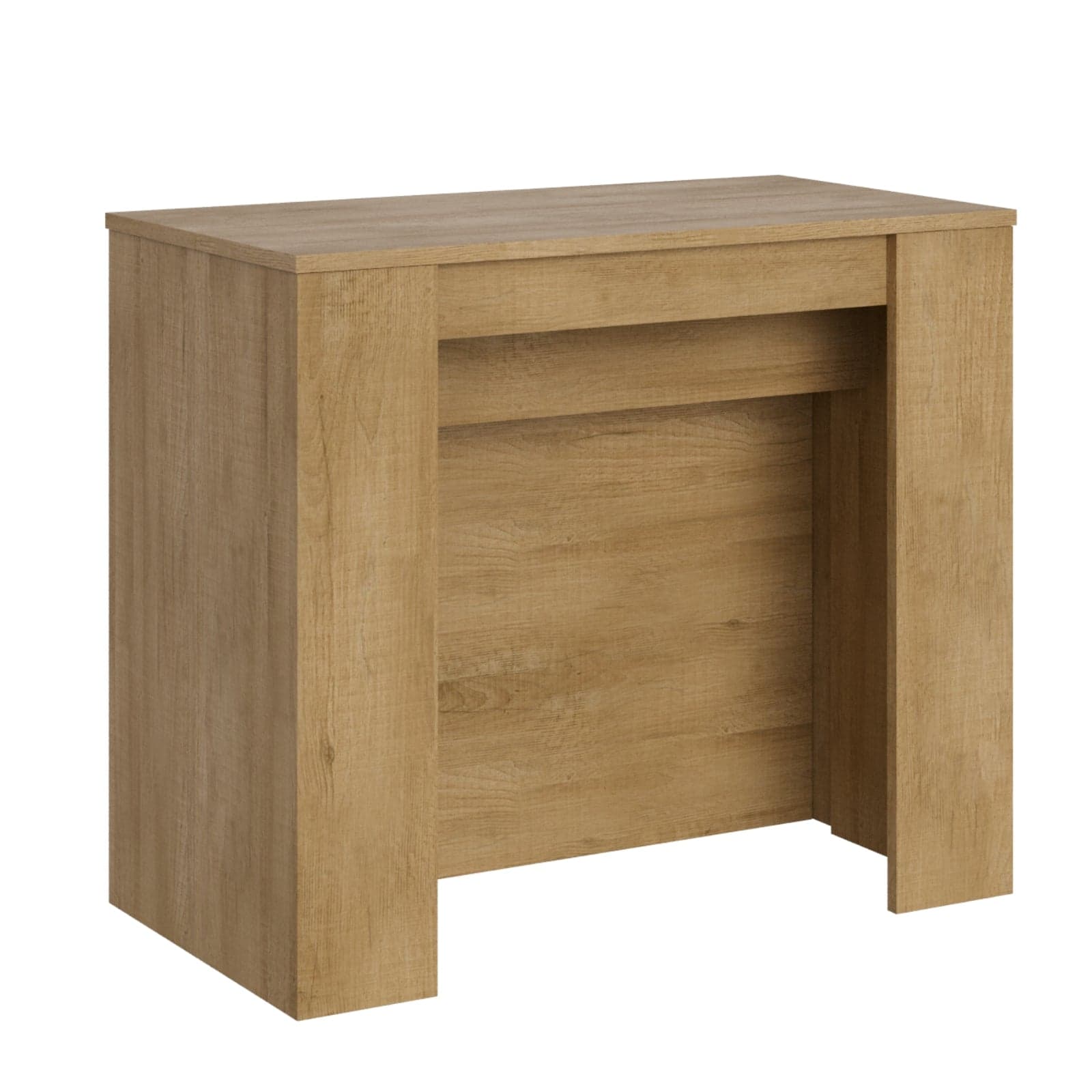Tavolo consolle "Piacenza" allungabile in legno per sala da pranzo in Credenze Decor Space - Altamura, commercioVirtuoso.it