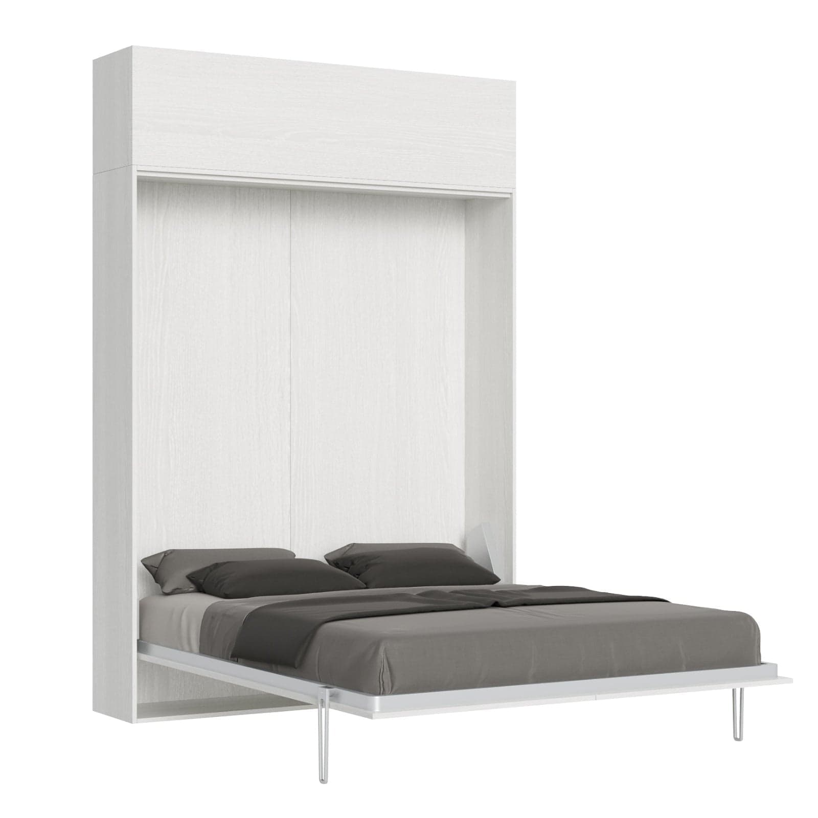 Letto "Roma" matrimoniale a scomparsa, in legno, con apertura verticale, per camera da letto in Materassi Decor Space - Altamura, commercioVirtuoso.it