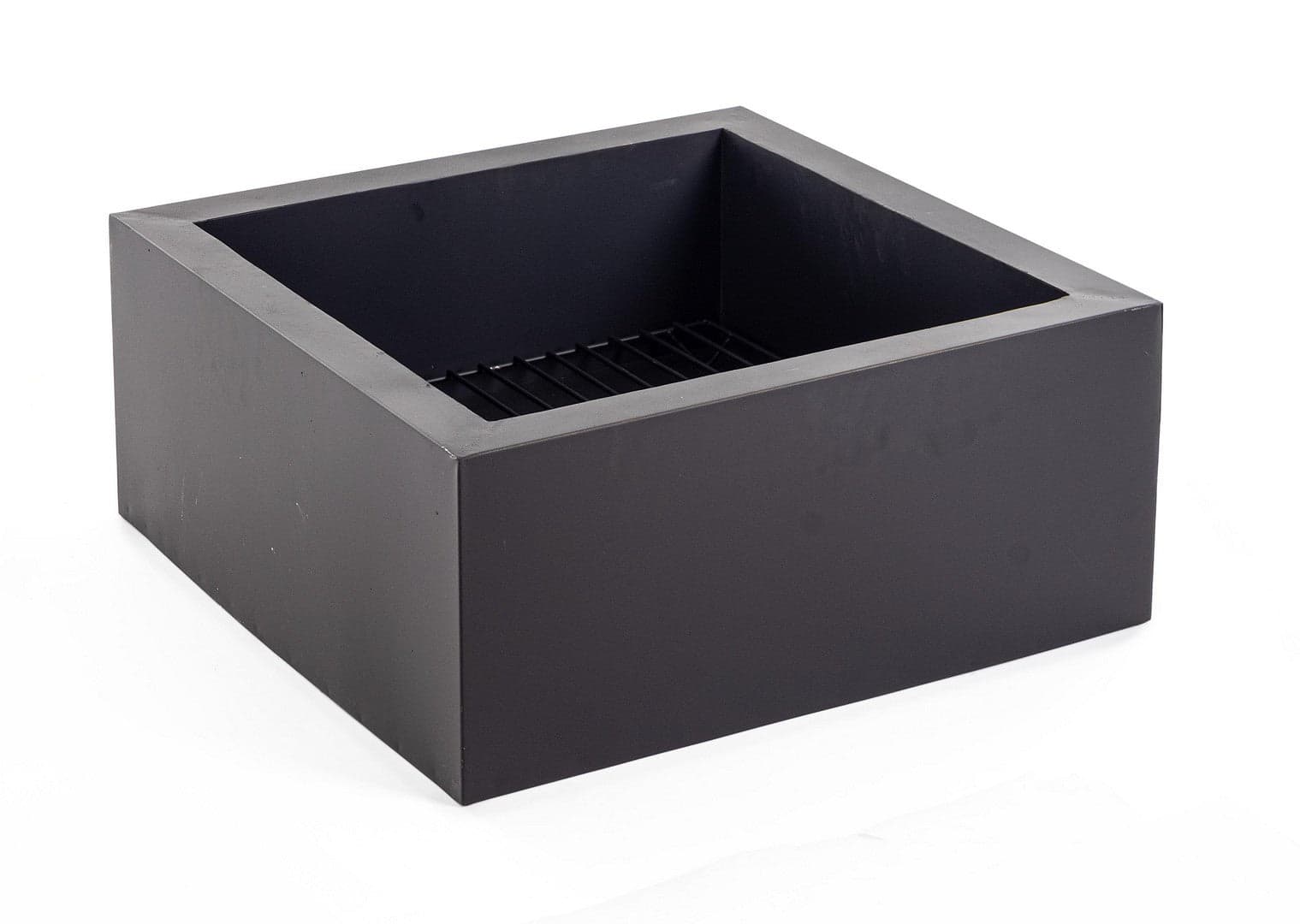 Braciere "Nebraska" basso, in acciaio, resistente alle temperature elevate, per esterno in Bracieri Decor Space - Altamura, commercioVirtuoso.it