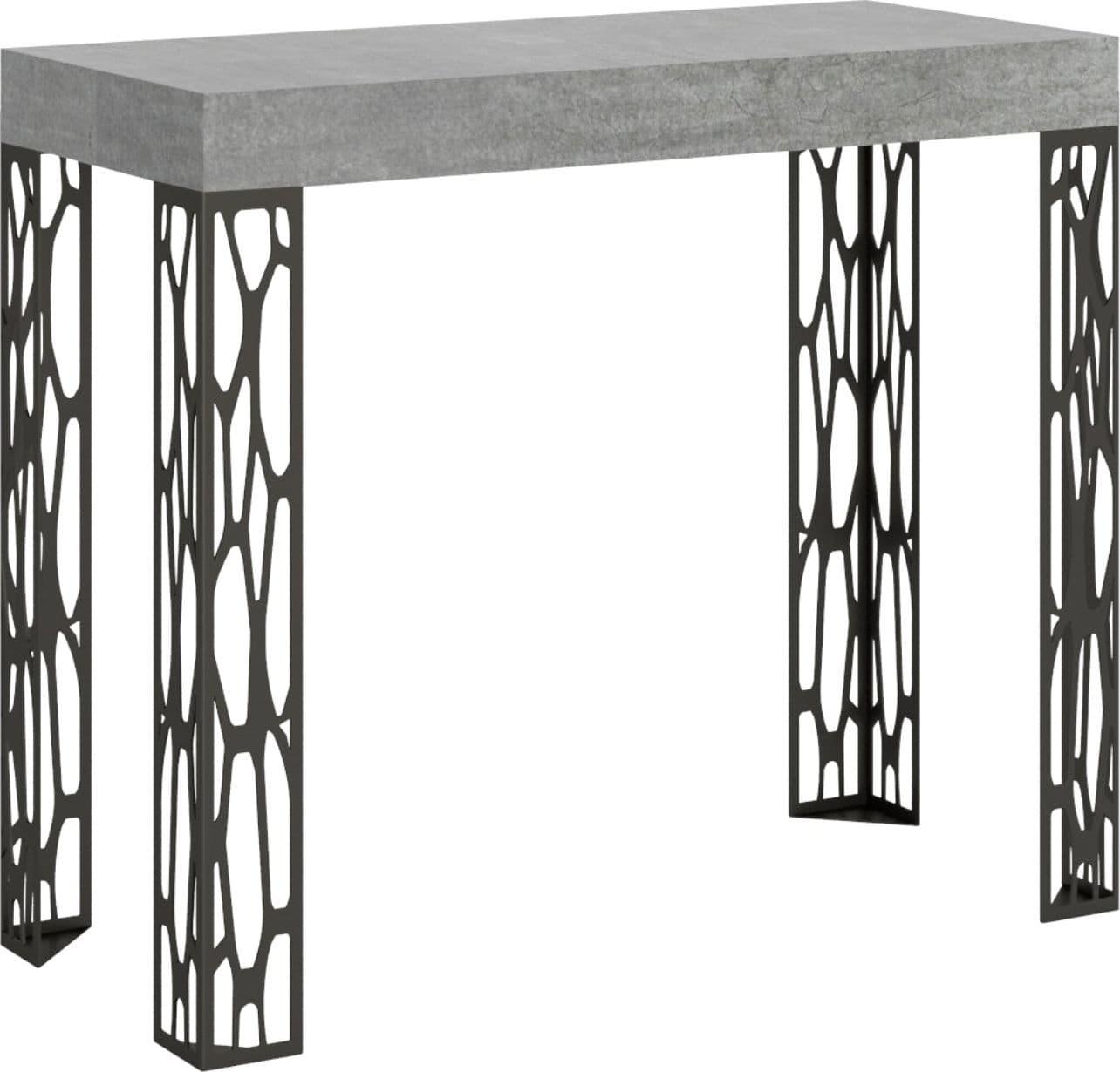 Tavolo consolle "Livorno" allungabile in legno per sala da pranzo in Credenze Decor Space - Altamura, commercioVirtuoso.it