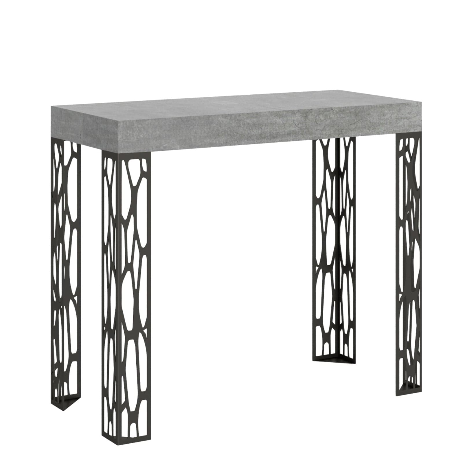 Tavolo consolle "Livorno" allungabile in legno per sala da pranzo in Credenze Decor Space - Altamura, commercioVirtuoso.it